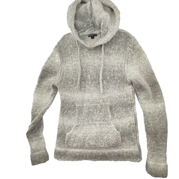 JAMES PERSE Women’s 1‎ / Small Wool & Alpaca Blend Hooded Sweater Hoodie - Picture 1 of 12